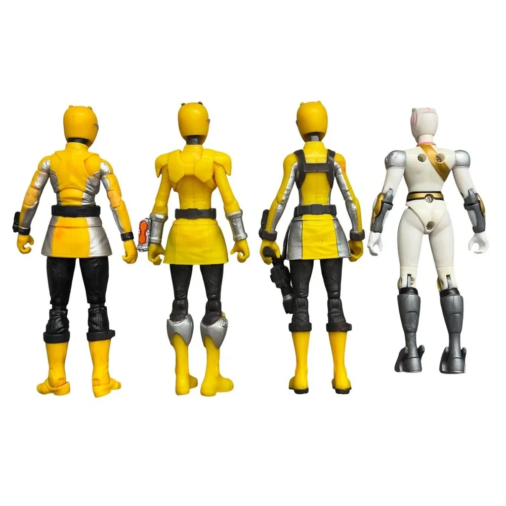 Power Rangers Beast Morphers Yellow Ranger Action Figure Mixed Lot
